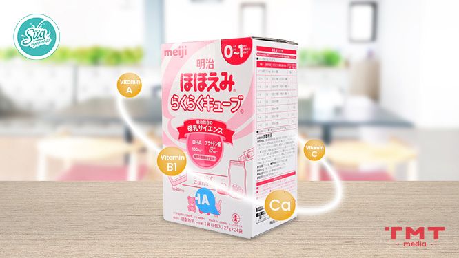 Sữa Meiji thanh 0 1 có thành phần gì
