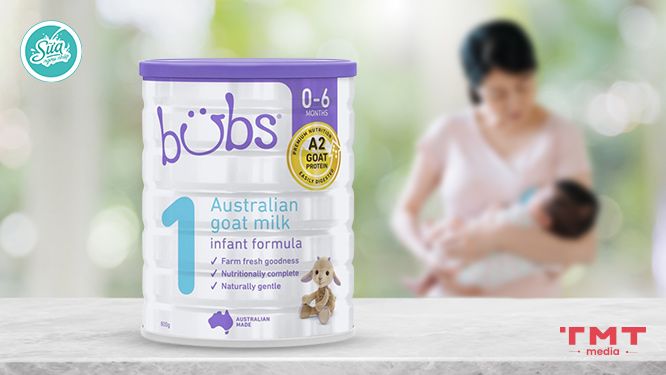 Sữa Úc tăng cân cho trẻ sơ sinh Bubs Goat Milk số 1
