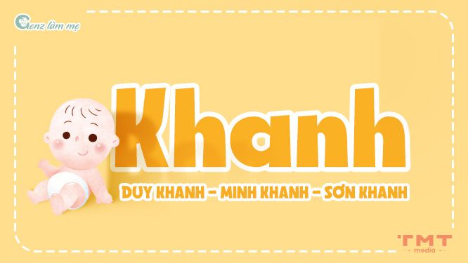 Tên đệm cho tên Khanh ý nghĩa, hay, độc đáo cho bé