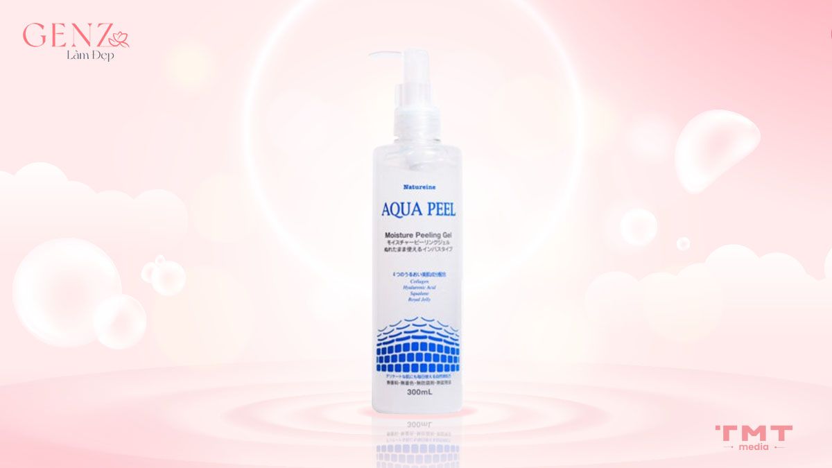 Gel tẩy da chết Natureine Aqua Peel an toàn với da thường