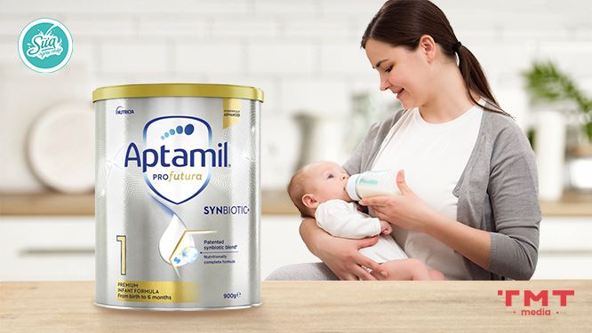 Sữa nhập khẩu Úc Aptamil Profutura số 1 cho bé phát triển toàn diện