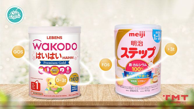 So sánh sữa Wakodo và Meiji sữa nào tốt hơn