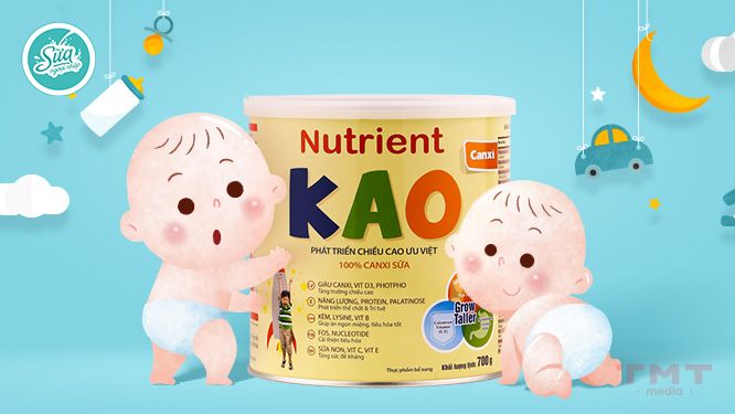 Sữa Nutrient Kao nhập khẩu nguyên lon từ Singapore