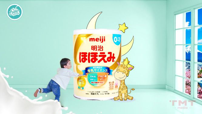 Sữa phát triển chiều cao và trí não của Nhật Meiji 
