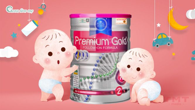 Sữa tăng cân cho bé 10 tháng tuổi Premium Gold 2