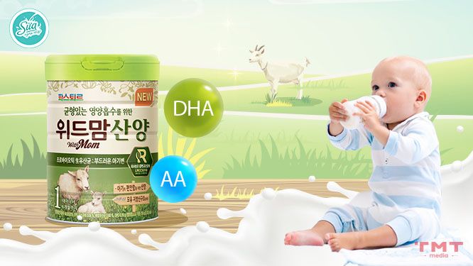 Sữa dê With Mom 2 – Hàn Quốc cho trẻ 7 tháng tuổi tăng cân