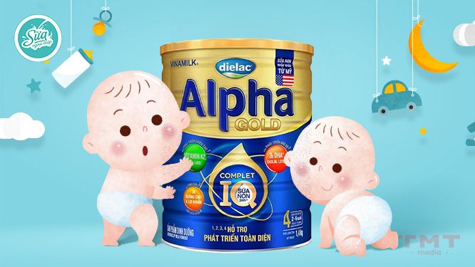 Sữa Dielac Alpha Gold 4 bổ sung lợi khuẩn cho bé từ 2 - 6 tuổi