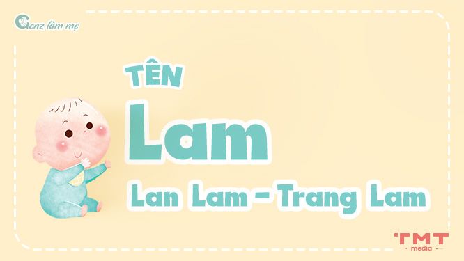 Tên đệm cho tên Lam phù hợp với bé gái
