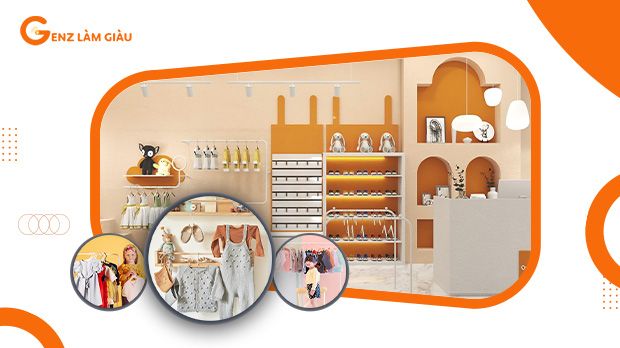 8 Cách trang trí shop quần áo trẻ em đẹp, đơn giản, tiết kiệm chi phí