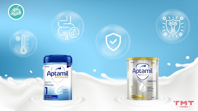 Điểm giống nhau của sữa Aptamil Anh và Aptamil Úc