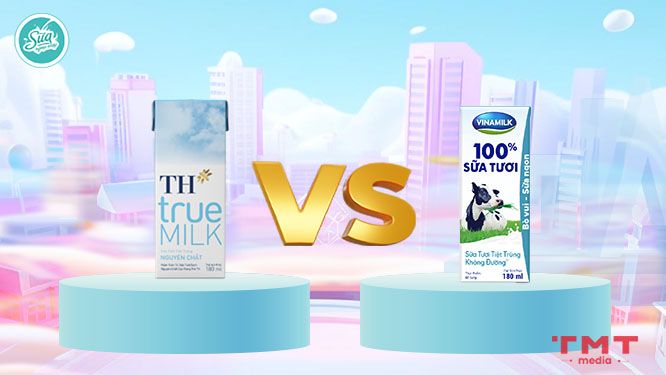Sữa Vinamilk và TH True Milk sữa nào tốt hơn?