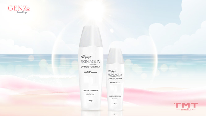 Kem chống nắng giữ ẩm cho da khô Sunplay Skin Aqua UV Moisture SPF50+ PA+++