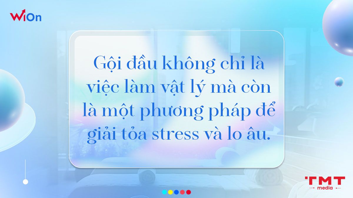 Stt gội đầu thư giãn sáng tạo, độc đáo