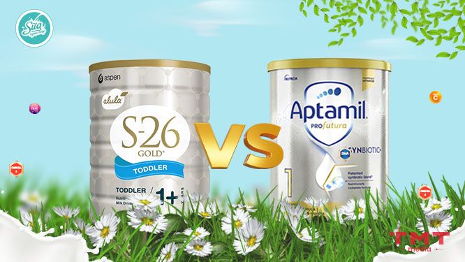 Nên chọn sữa Aptamil hay S26?