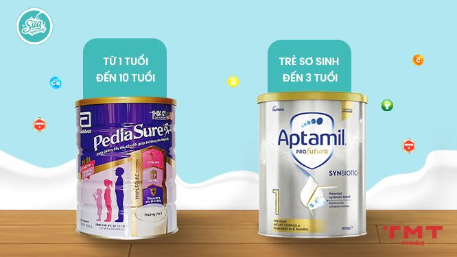 Phân biệt sữa Aptamil và Pediasure có gì khác nhau?