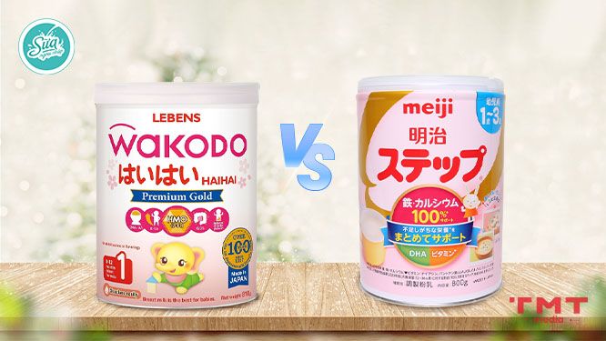Vậy nên mua sữa Meiji hay Wakodo cho bé