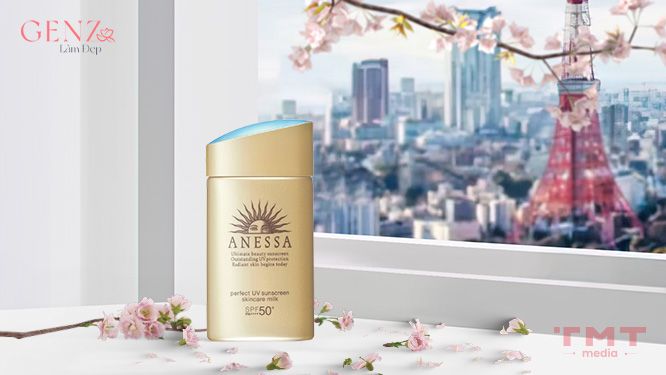 Kem chống nắng nhật Anessa cho da dầu Perfect UV Sunscreen Skincare Milk N SPF50+ PA++++