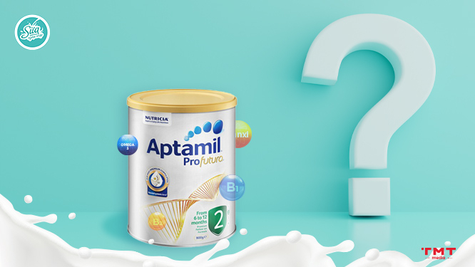 Những câu hỏi thường gặp khi sử dụng sữa Aptamil Profutura Úc số 2 cho bé