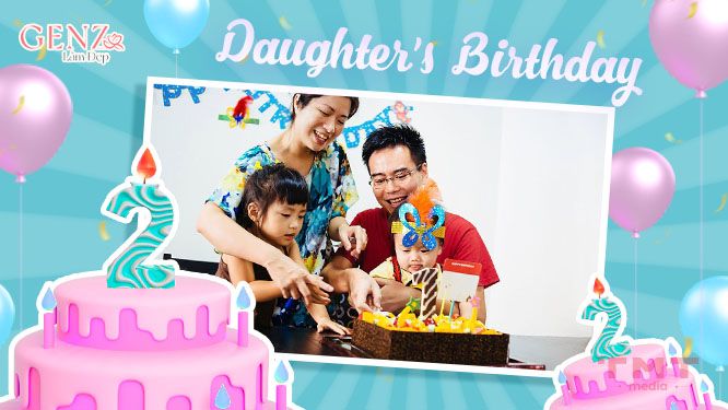 Stt chúc mừng sinh nhật con gái 2 tuổi bằng tiếng anh