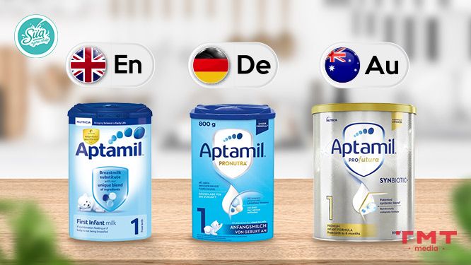 Tìm hiểu nguồn gốc thương hiệu sữa Aptamil Anh, Đức, Úc