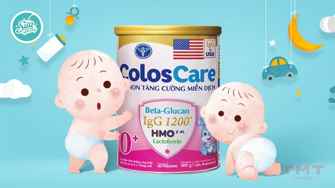 Sữa bột tăng sức đề kháng cho trẻ sơ sinh đến 10 tuổi Colos Care