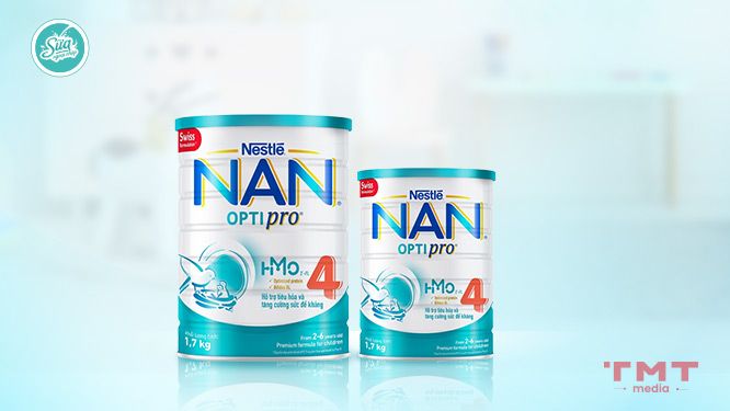Sữa bột Nestle Thụy Sĩ NAN Optipro 4