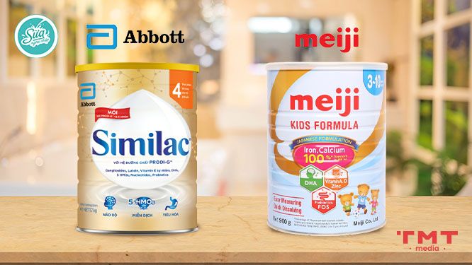 Tìm hiểu thương hiệu sữa Similac và Meiji