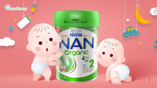 Sữa NAN Organic số 2 cho bé 10 tháng tuổi