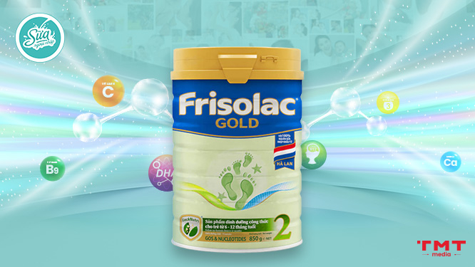 Sữa bột Frisolac Gold 2 cho trẻ 7 tháng