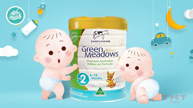Sữa Green Meadows hỗ trợ hệ tiêu hóa ổn định