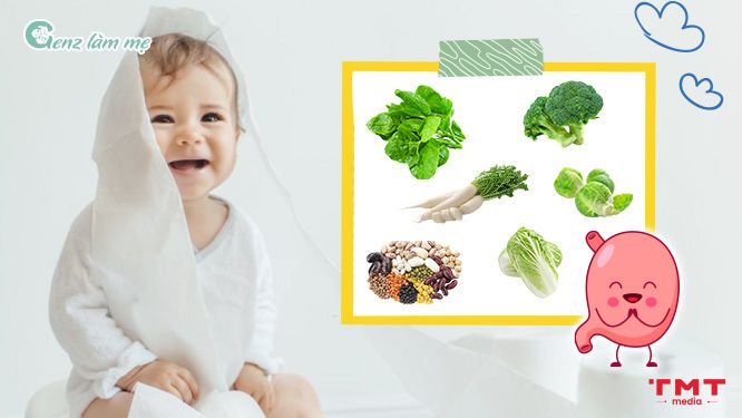Các loại rau củ tốt cho trẻ 8 tháng bị táo bón
