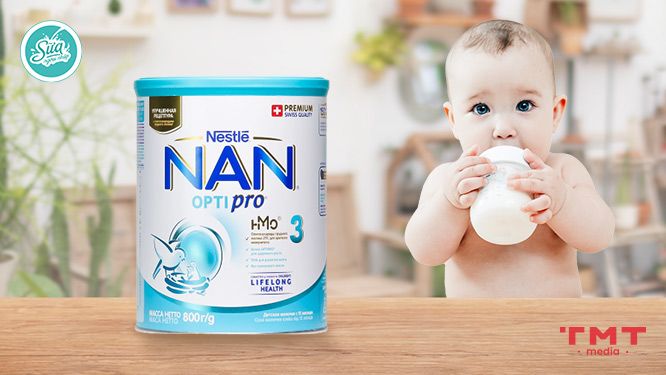 Sữa NAN Nga kích thích bé ăn ngon miệng