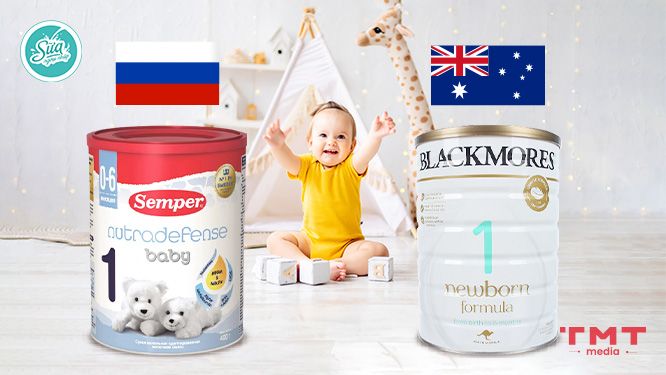 Tìm hiểu thương hiệu sữa Semper Nga và Blackmore Úc