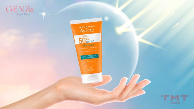 Kem chống nắng Avene cho da dầu mụn Cleanance Sunscreen Very High Protection