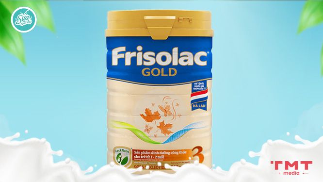 Sữa Frisolac Gold 3 bé 1 - 3 tuổi tăng cân vượt trội