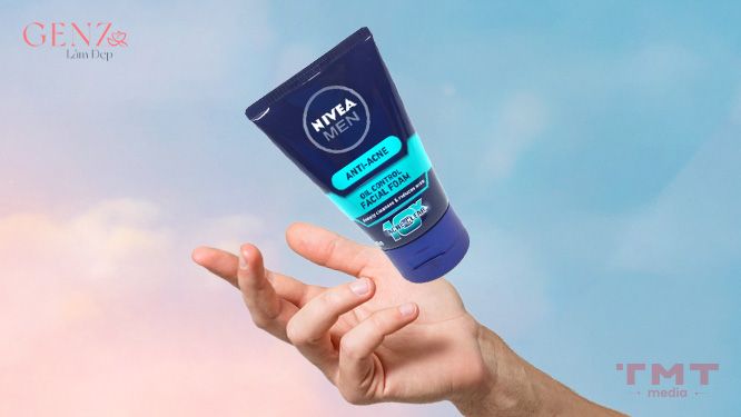 Sữa rửa mặt cho nam da nhờn Nivea Men Anti Acne Facial Foam