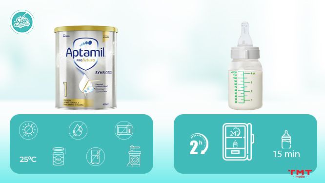 Cách bảo quản sữa Aptamil
