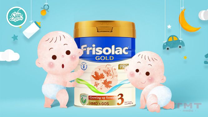 Sữa Frisolac Gold 3 nâng cao hệ miễn dịch cho bé từ sau bên trong