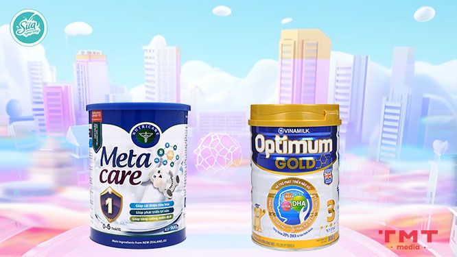 So sánh sữa Metacare và Optimum loại nào tốt phù hợp hơn với bé?