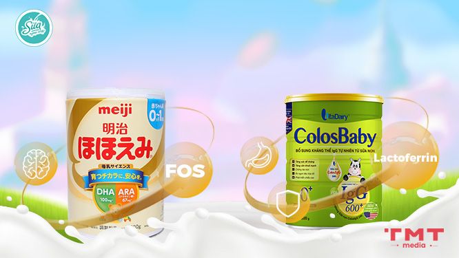 So sánh sữa Meiji và Colosbaby