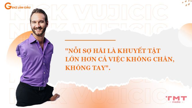 Những câu nói nổi tiếng của Nick Vujicic khiến bạn phải suy ngẫm