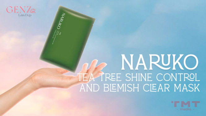 Mặt nạ cấp ẩm cho da khô mụn của Naruko Tea Tree Shine Control and Blemish Clear Mask