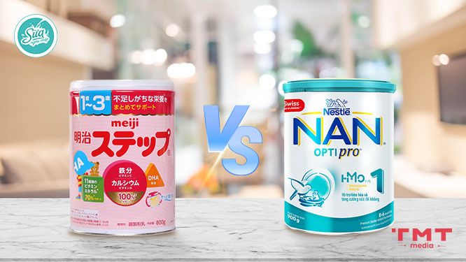Vậy sữa Nan Nga và Meiji nên chọn loại nào?