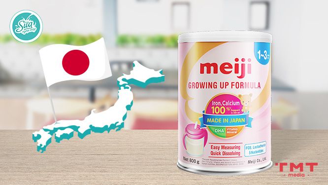 Giới thiệu thương hiệu sữa Meiji Nhật Bản