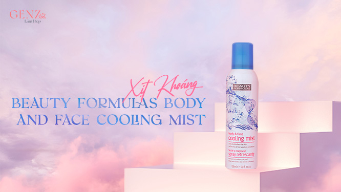  Xịt khoáng dành cho da khô Beauty Formulas Body and Face Cooling Mist