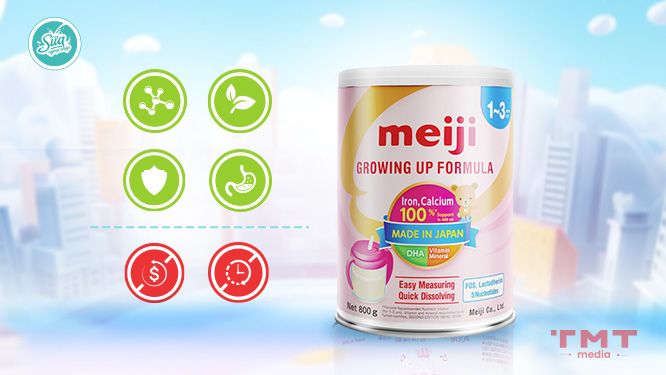 Ưu nhược điểm của sữa Meiji