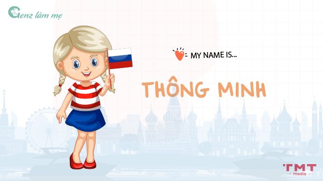 Tên tiếng Nga cho nữ tượng trưng cho sự thông minh