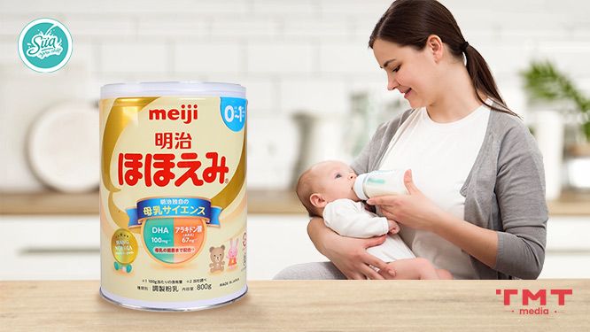 Sữa rau Meiji số 0 tốt cho trẻ 0 - 6 tháng không lo táo bón