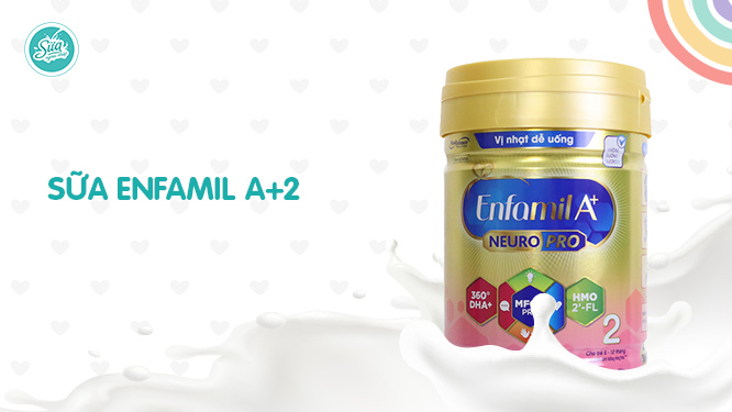 sữa enfamil A+2 cho trẻ 6 -12 tháng