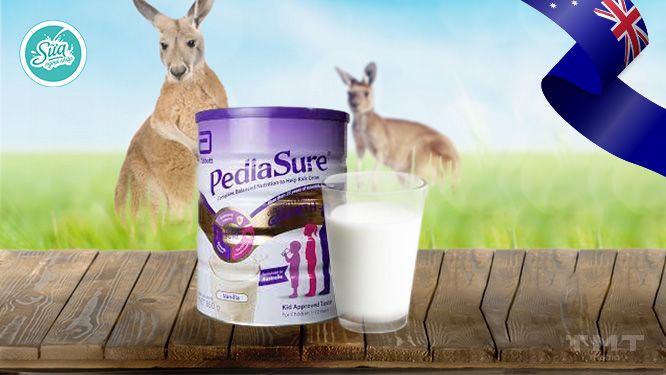 Sữa công thức PediaSure Úc nắp tím cho trẻ từ 1 - 10 tuổi